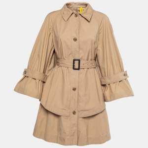 Moncler X JW Anderson Beige Gabardine Trench Coat XS