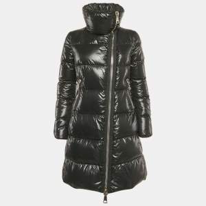 Moncler Black Nylon Zip-Up Puffer Down Jacket S