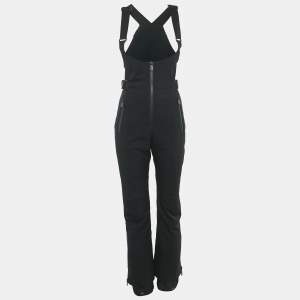 Moncler Grenoble Black Nylon Ski Jumpsuit XS