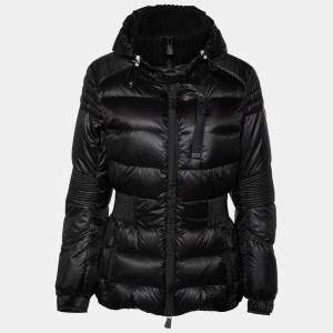 Moncler Grenoble Black Quilted Down Roncevaux Hooded Jacket S