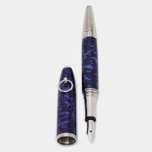 Montblanc Muses Elizabeth Taylor Resin Silver Tone Special Edition Fountain Pen
