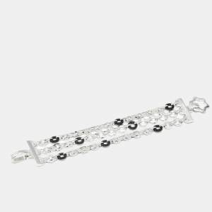 مملوكة مسبقًا Montblanc Signet Star Onyx Sterling Silver Bracelet