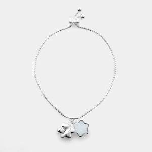 Pre Owned Montblanc Snow Cap Mother of Pearl Sterling Silver Bracelet