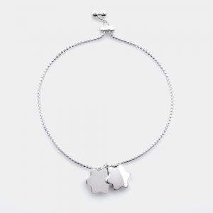 Montblanc Snow Cap Mother of Pearl Sterling Silver Bracelet