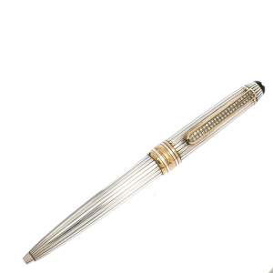Pre Owned Montblanc Meisterstuck Solitaire Hommage Wolfgang Amadeus Mozart Two-Tone Sterling Silver Diamond Ballpoint Pen