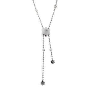 Montblanc Star Sparks Silver Lariat Necklace
