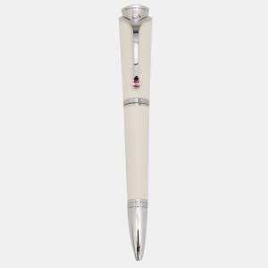 Pre Owned Montblanc Ivory Resin Princesse Grace de Monaco Special Edition Ballpoint Pen