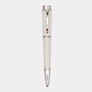 Pre Owned Montblanc Cream Lacquer Collection Princess Grace De Monaco Ballpoint Pen