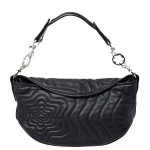 Montblanc Black Leather Starisma Alcina Hobo