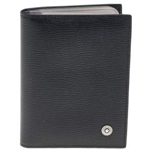 Montblanc Black Leather Card Case Holder Organizer 