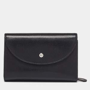 Montblanc Black Textured Leather La Vie De Boheme 5CC Wallet