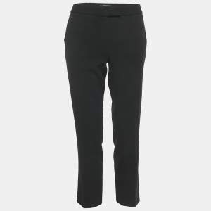 Moschino Cheap and Chic Black Crepe Formal Trousers M