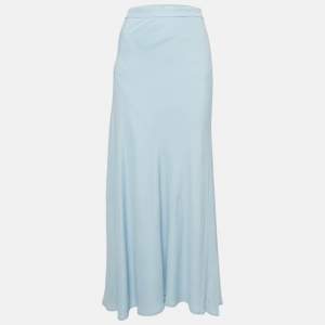 Moschino Cheap and Chic Blue Chiffon Maxi Skirt L