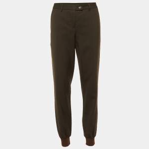 Moschino Cheap and Chic Brown Wool Joggers M