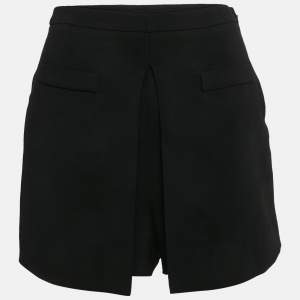Moschino Couture Black Crepe Skort S 