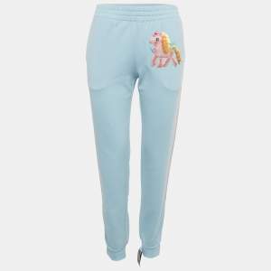 Moschino Couture Blue Jersey My Little Pony Jogger Pants S