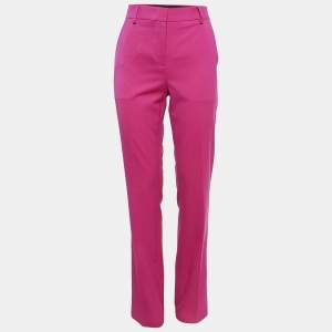 Moschino M05CHIN0 Jeans Pink Gabardine Trousers XS