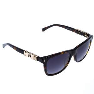 Moschino Brown Tortoise Gradient Safilo Square Sunglasses 