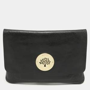 Mulberry Black Leather Daria Laptop Case