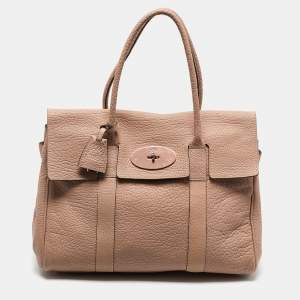 Mulberry Dusty Pink Leather Bayswater Satchel