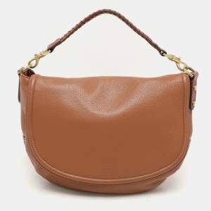 Mulberry Brown Leather Effie Flap Hobo