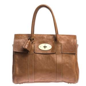 Mulberry Brown Leather Bayswater Satchel