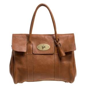 Pre Owned Mulberry Brown Leather Bayswater Satchel