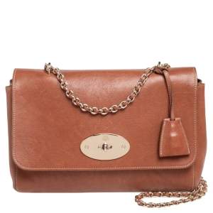 Mulberry Tan Leather Medium Lily Shoulder Bag