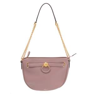 Mulberry Pink Leather Brockwell Shoulder Bag