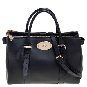 Mulberry Black Leather Bayswater Tote