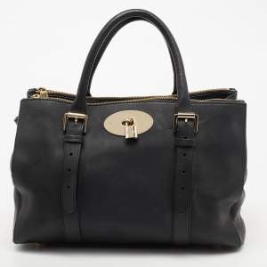 Mulberry Black Leather Bayswater Tote