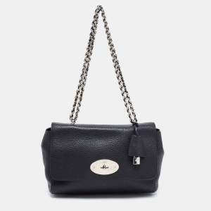 Mulberry Black Leather Lily Shoulder Bag