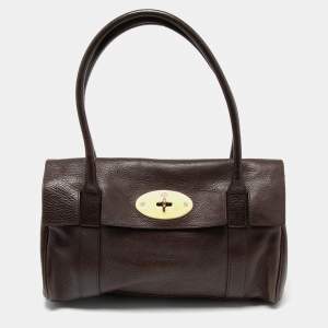 Mulberry Brown Leather Bayswater Satchel