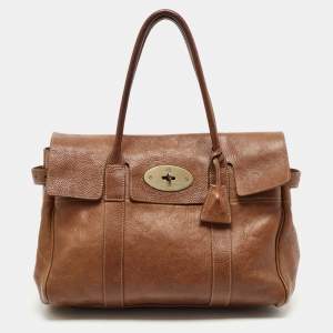 Mulberry Brown Leather Bayswater Satchel