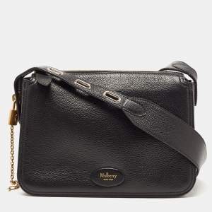 Mulberry Black Leather Billie Crossbody Bag 