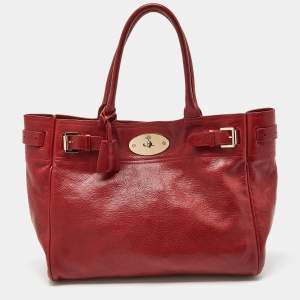 Mulberry Red Leather Bayswater Tote