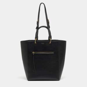 Mulberry Black Grained Leather Maple Tote