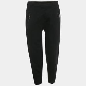 Pre Owned Neil Barrett Black Jersey Skinny Fit Joggers S