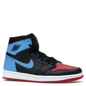 Nike Jordan 1 Unc/Chicago Leather Sneakers Size 36.5