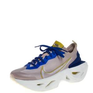 Nike Beige/Blue Mesh Zoom X Vista Grind Sneakers Size 38