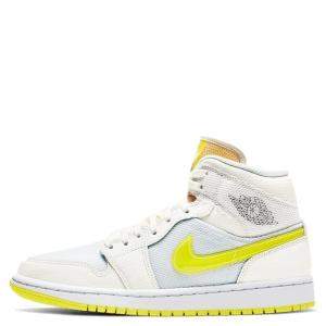 Nike Jordan 1 Mid SE Voltage Yellow Sneakers US 8W EU 39