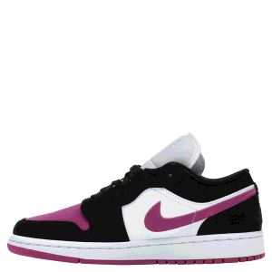 Nike Jordan 1 Low Black Cactus Flower Sneakers Size EU 40 (US 8.5W)