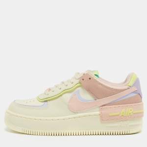 Nike Multicolor Leather AF1 Shadow Cashmere Sneakers Size 38.5