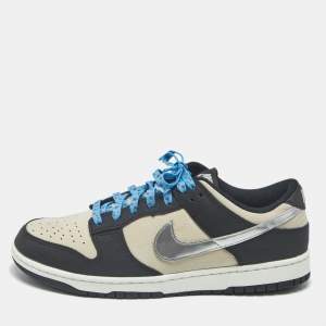 مملوكة مسبقًا Nike Dunk Starry Laces Size 45 Multicolor Leather and Suede Low Top Sneakers