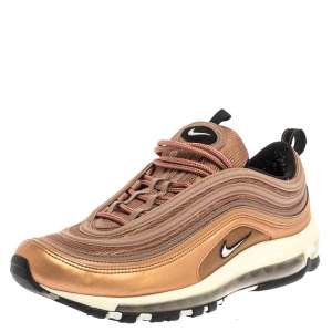 Nike Metallic Gold/Purple Dessert Dust Air Max 97 Low Top Sneakers Size 42.5