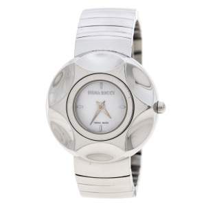 Nina Ricci White Mother of Pearl Stainless Steel N024.12 Women's Wristwatch 30 mm