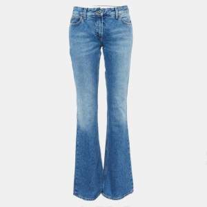 Off-White Blue Denim Flared Jeans S/Waist 31"