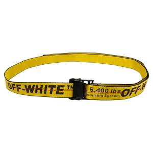 Off-White Yellow/Black Nylon Classic Industrial Belt