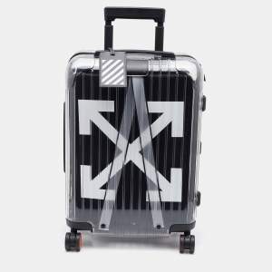 Off-White x Rimowa Transparent/Black PVC Virgil Abloh Suitcase 