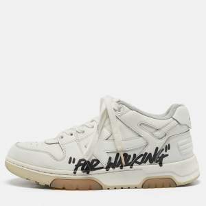 Off-White White Leather Out Of Office Sneakers Size 39